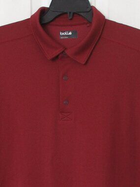 bolle' Mens S/S Wine Burgundy Golf Polo Shirt NWOT - Size XXL